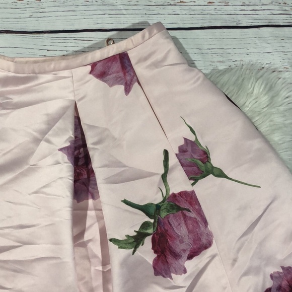 Ted Baker Pink A-Line Mini Skirt Cocktail - Picture 7 of 14